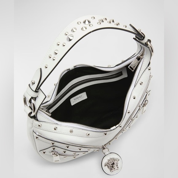 Versace repeat Medusa leather logo hobo crossbody bag  NEW - Picture 3 of 13